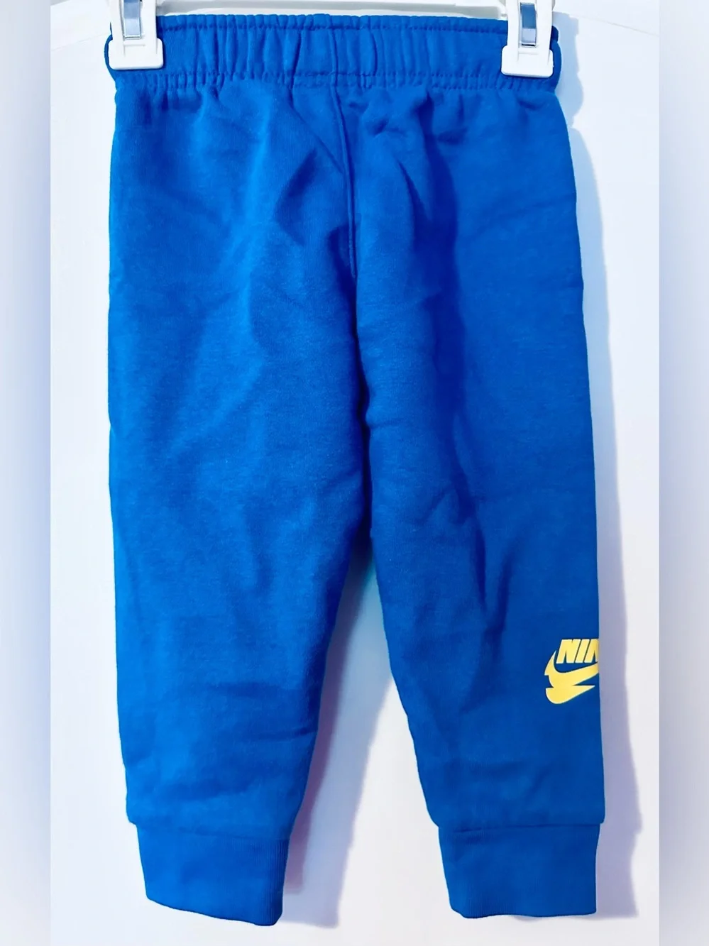 BNWT Nike Kids' Blue 2-Piece Set with Red and Yellow Logo - Sportswear